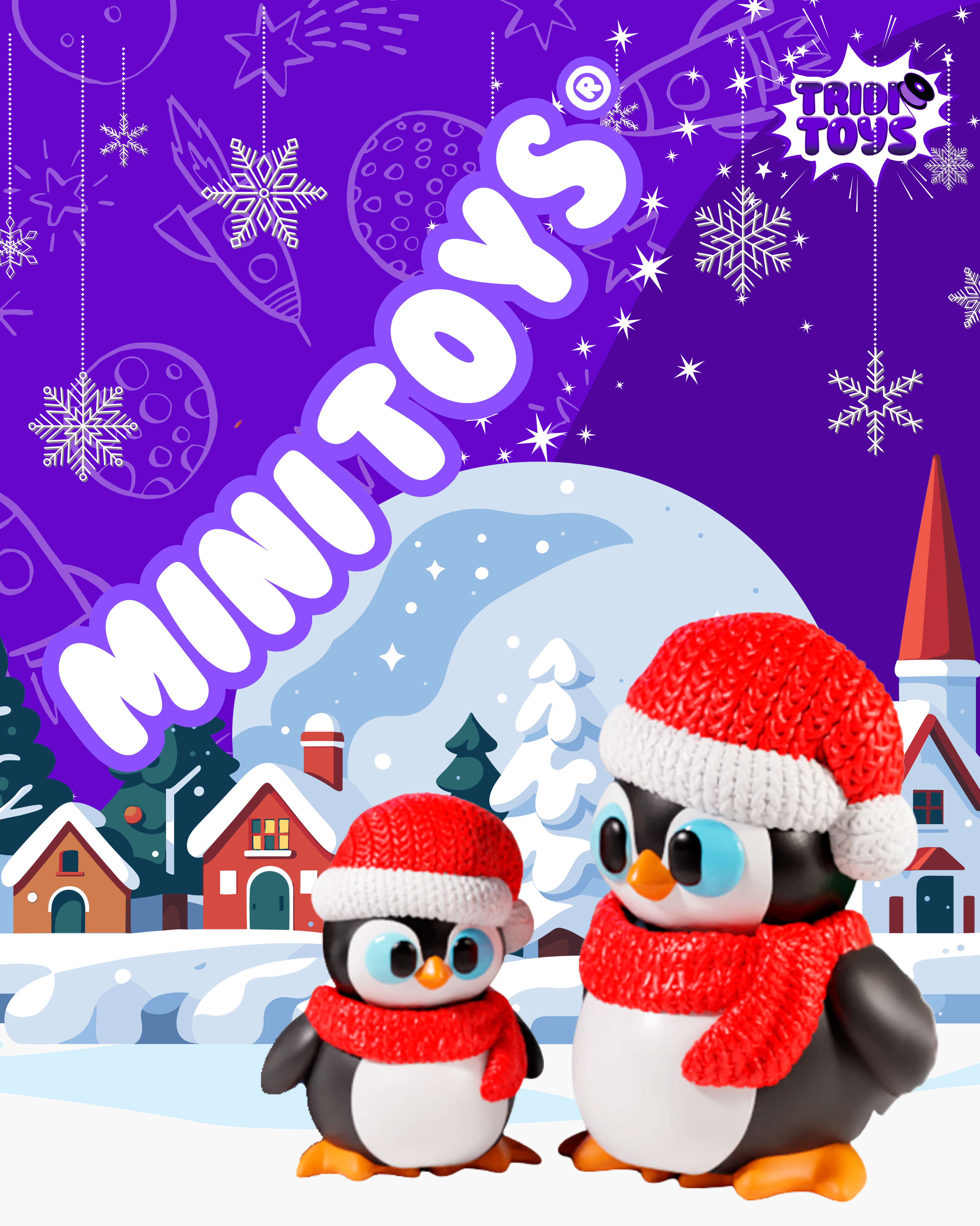 MINITOYS® Navideños | Pingüino Navideño