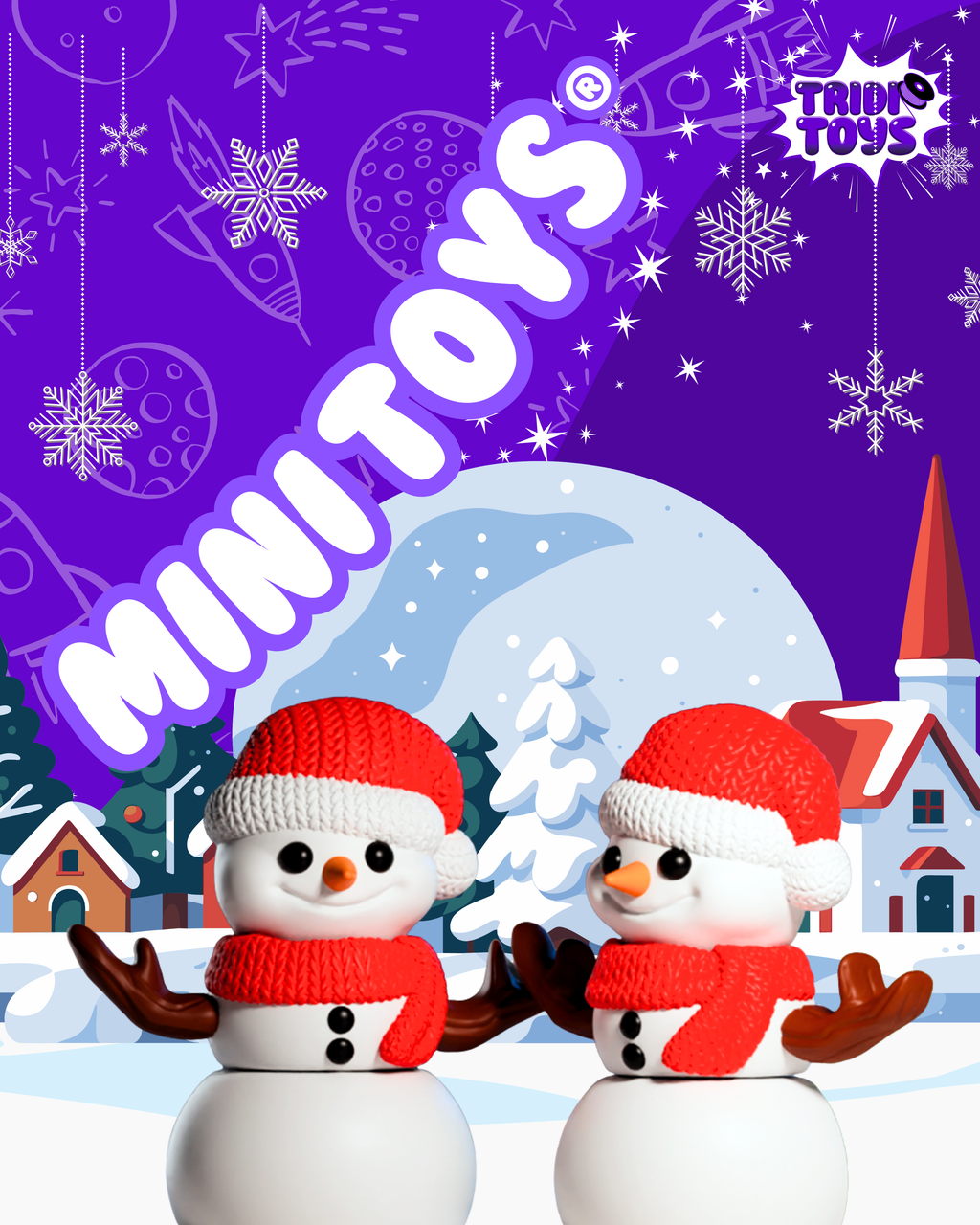 MINITOYS® Navideños | Monito de Nieve