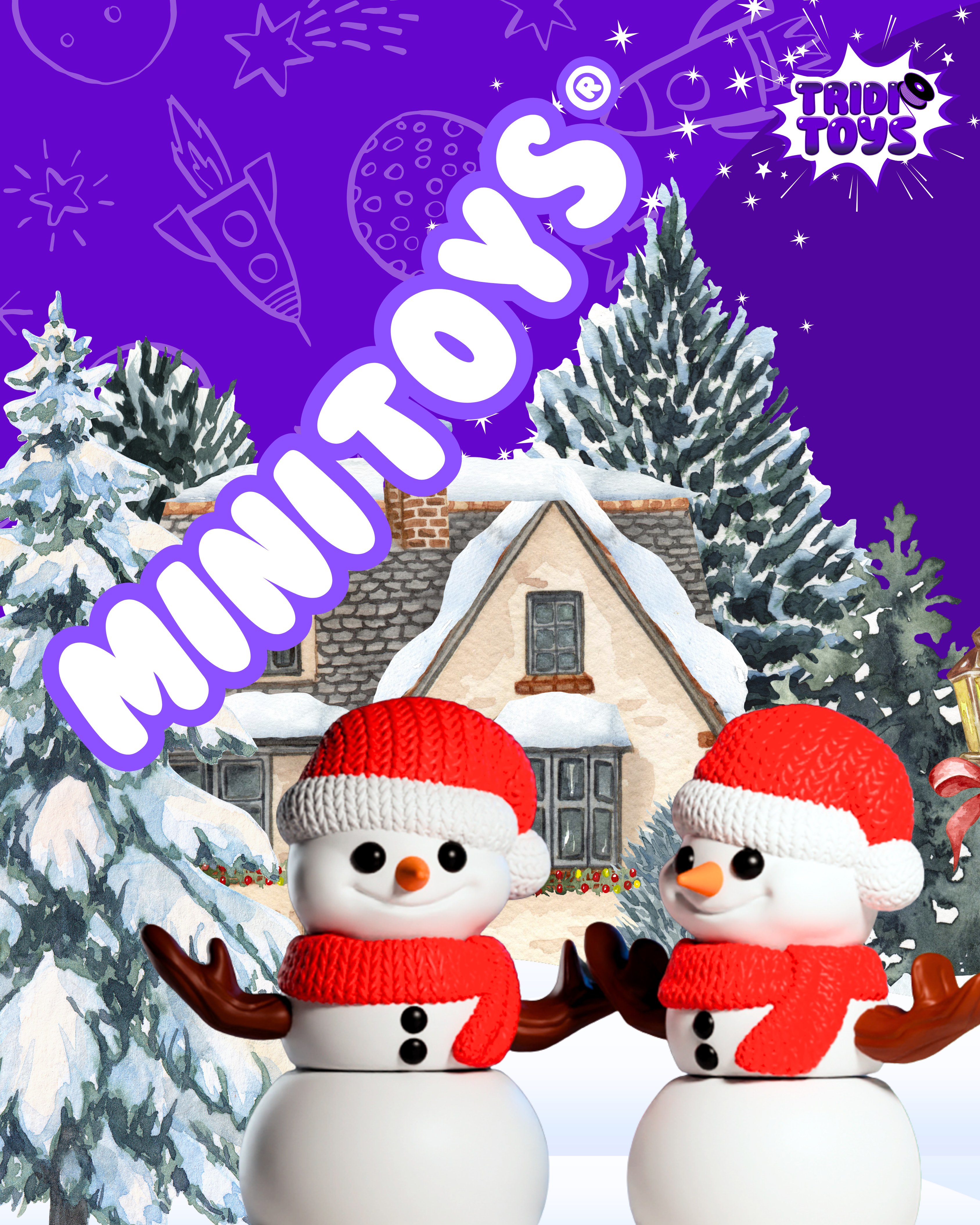MINITOYS® Navideños | Monito de Nieve
