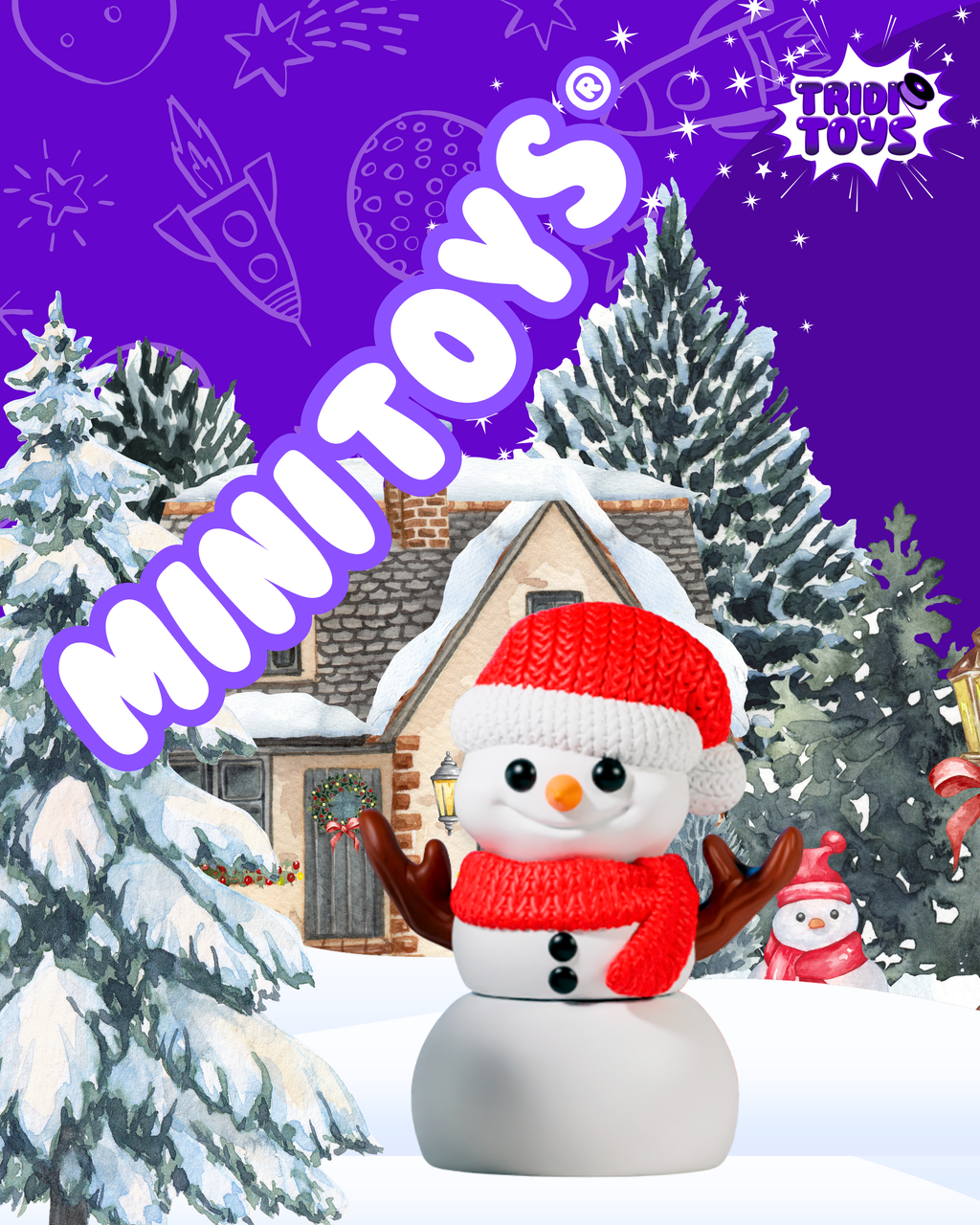 MINITOYS® Navideños | Monito de Nieve
