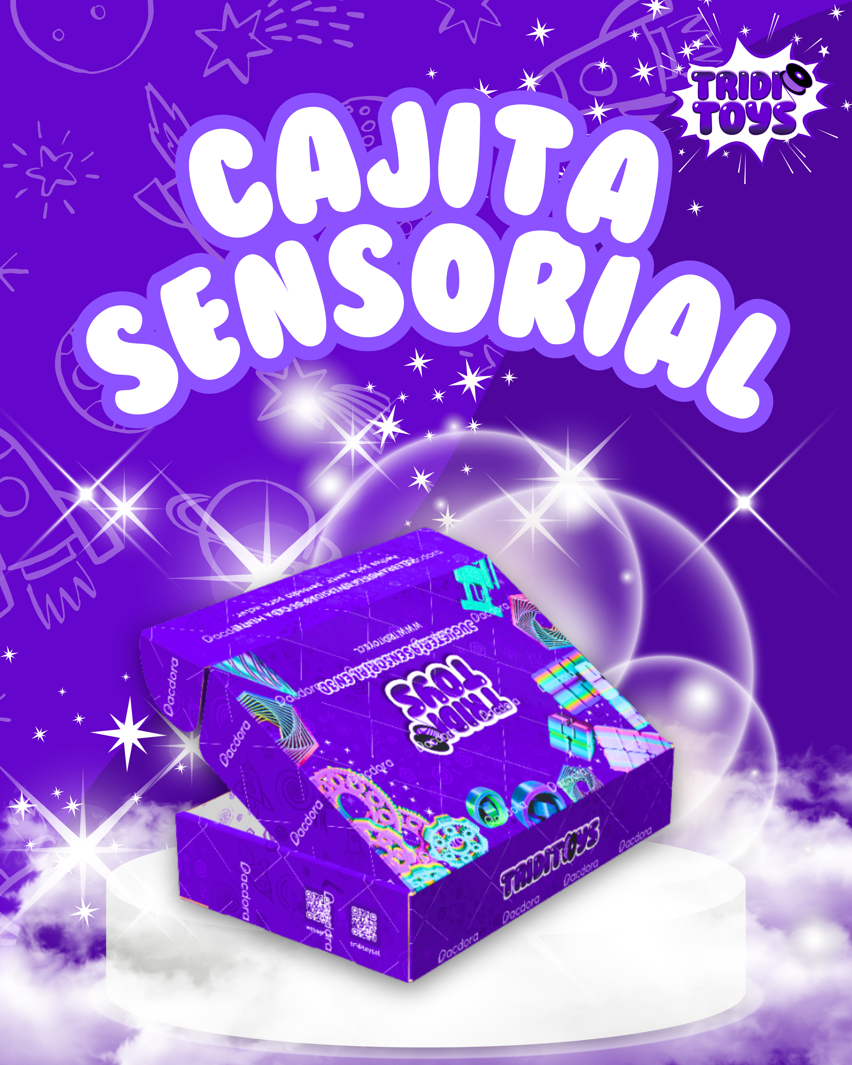 Cajita Sensorial | 4 Juguetes