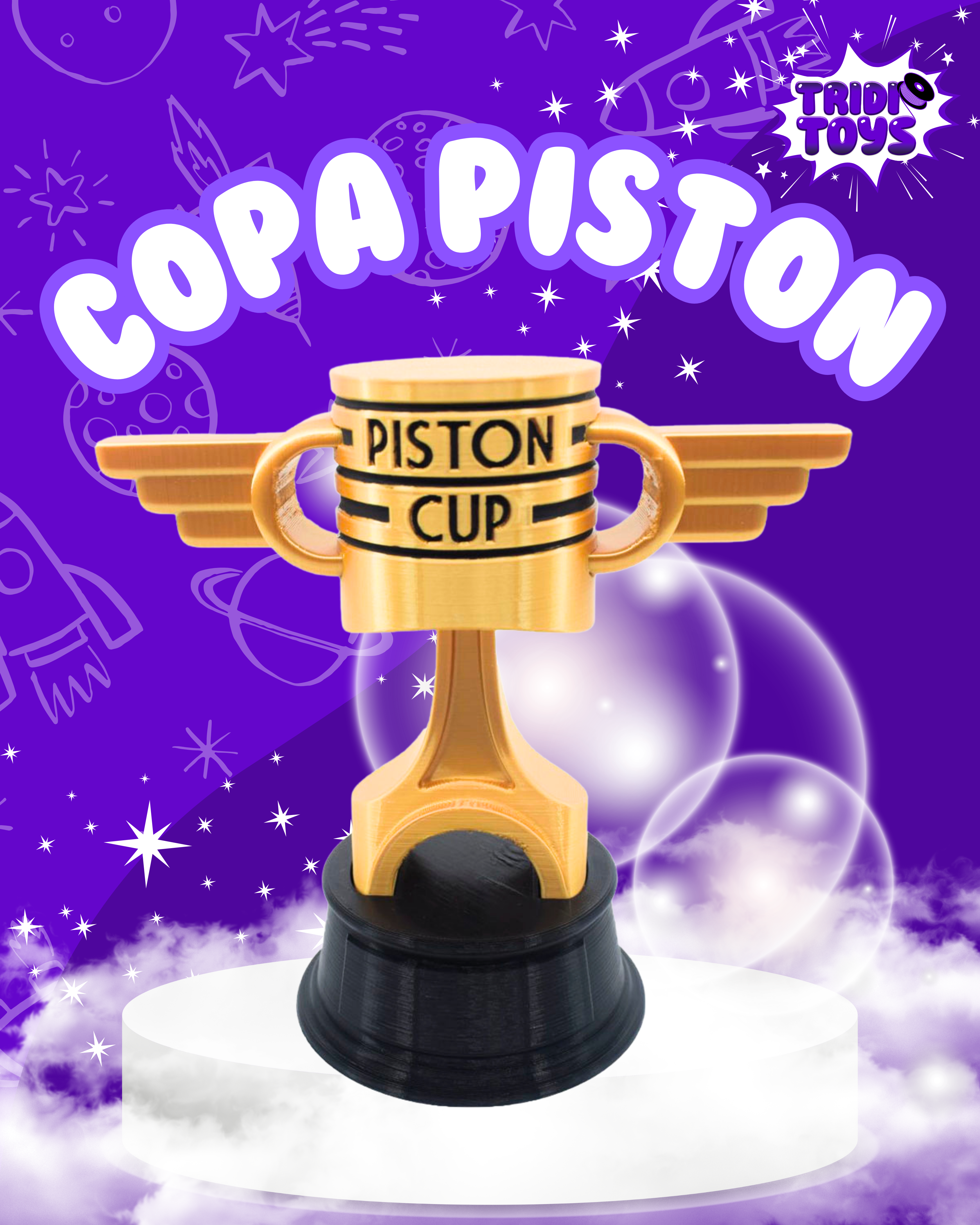 Copa Pistón | Trofeo Personalizado